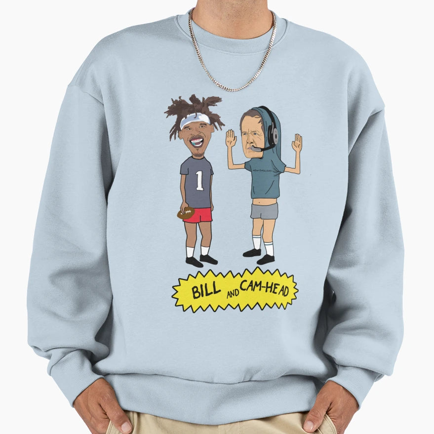 Bill And Cam Head Sweatshirt - Casual Everyday Wear Unisex - T-Shirt, Sweatshirt, Hoodie