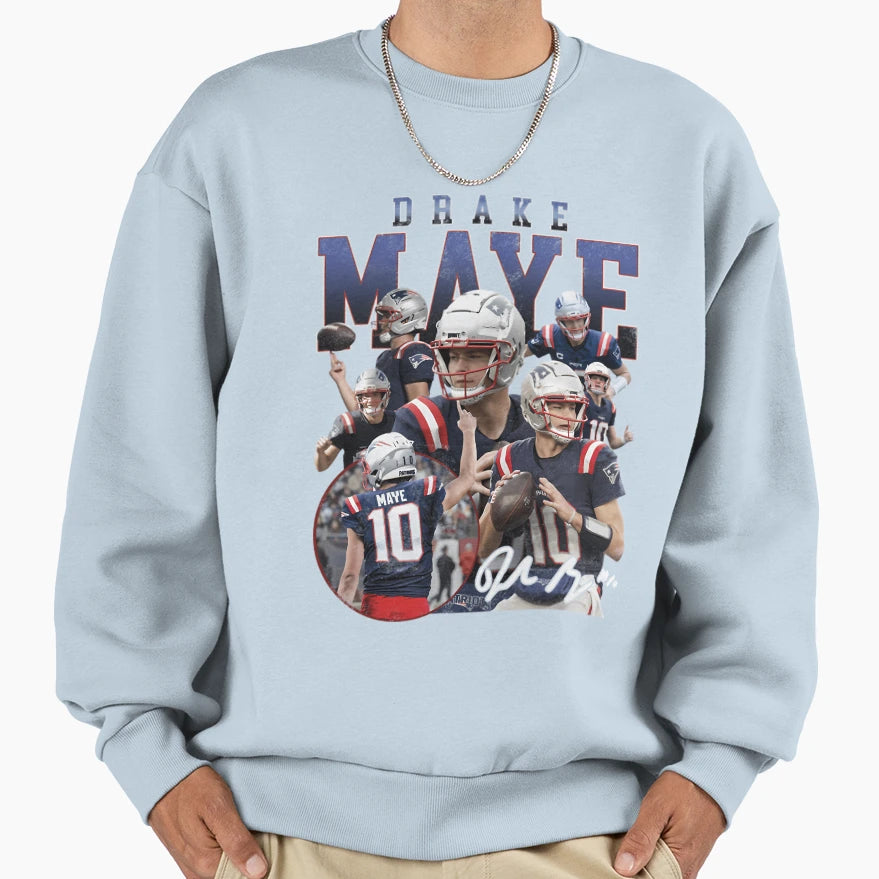 Drake Maye Sweatshirt - Novelty Apparel for Adults - T-Shirt, Sweatshirt, Hoodie