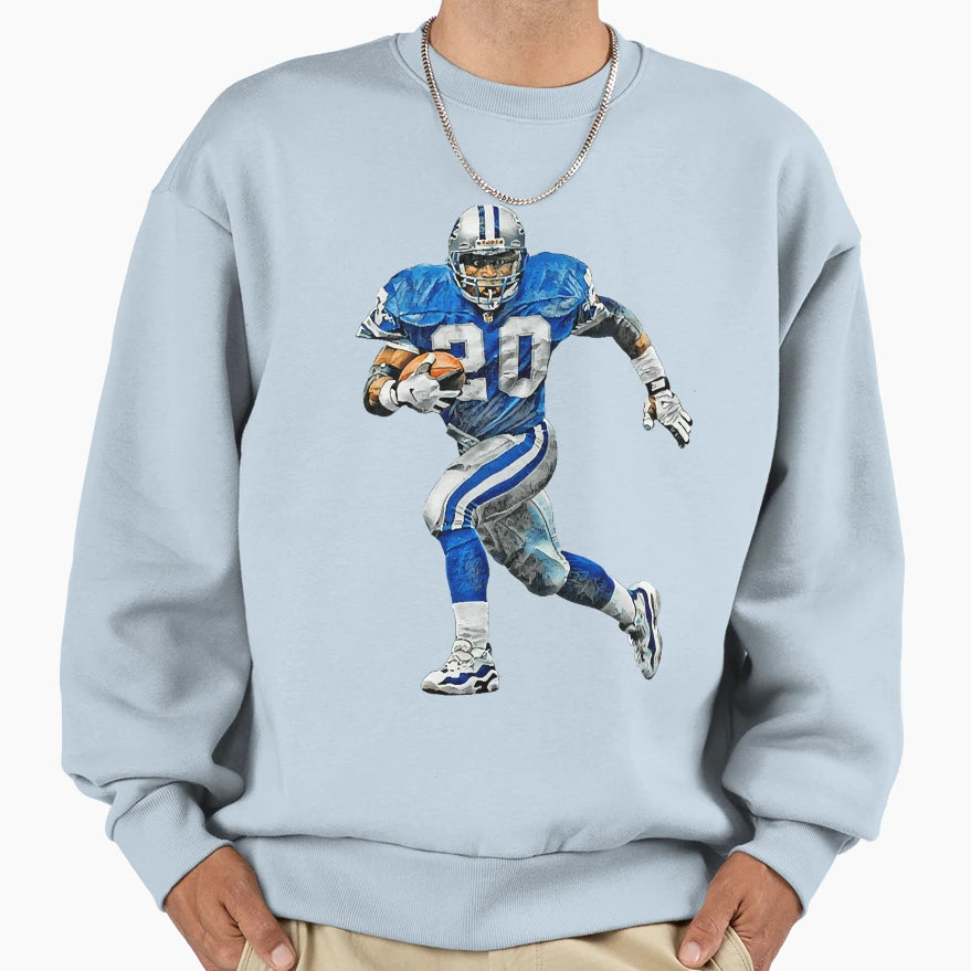 Running Back Sweatshirt - Custom Art Print for Adults - T-Shirt, Sweatshirt, Hoodie