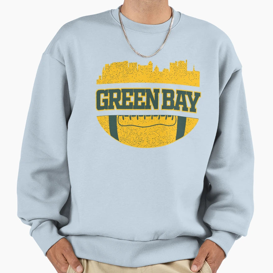 Packers Football Fan Green Bay City Sweatshirt - Fun Novelty Design Unisex - T-Shirt, Sweatshirt, Hoodie
