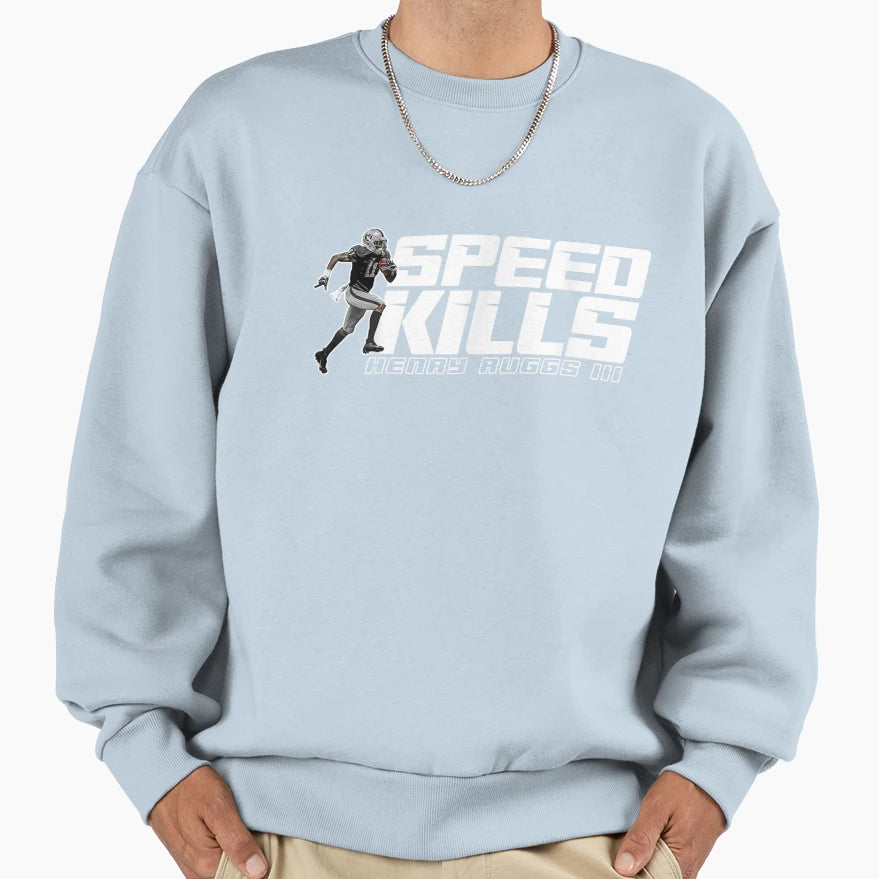 Henry Ruggs Iii Speed Kills Sweatshirt - Fun Novelty Design for Adults - T-Shirt, Sweatshirt, Hoodie