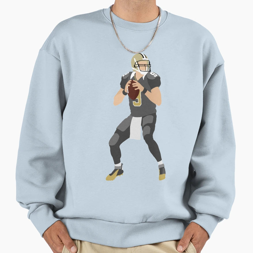 New Orleans Quarterback Sweatshirt - Novelty Apparel Men Women - T-Shirt, Sweatshirt, Hoodie