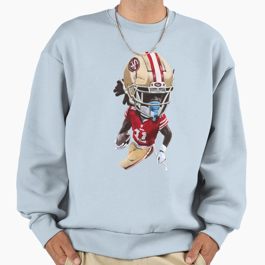 San Francisco 49Ers Brandon Aiyuk Sweatshirt - Streetwear Style Unisex - T-Shirt, Sweatshirt, Hoodie