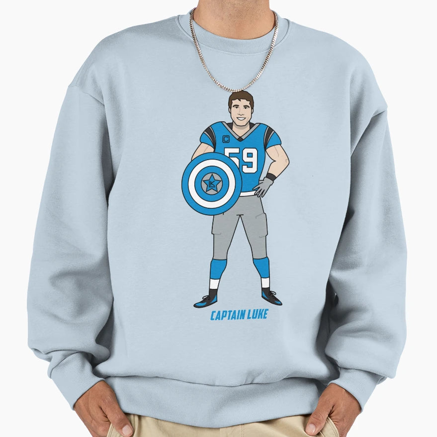Captain Luke Sweatshirt - Fun Novelty Design Men Women - T-Shirt, Sweatshirt, Hoodie
