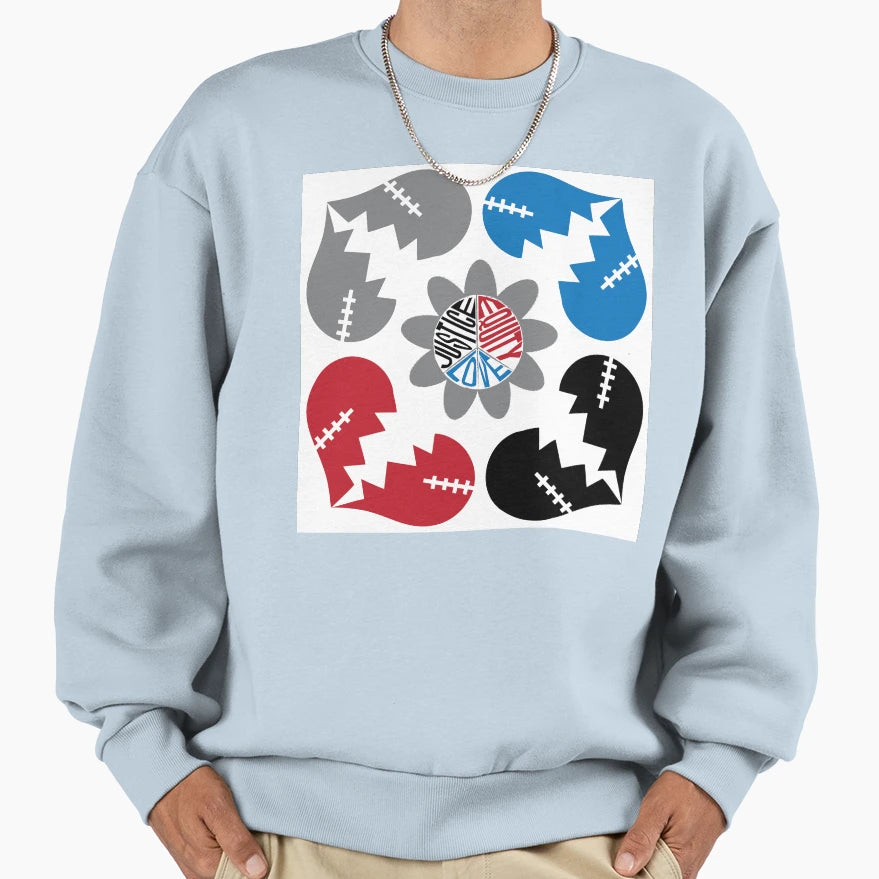 Calls Peace Squared Patriotic Sweatshirt - Custom Art Print for Adults - T-Shirt, Sweatshirt, Hoodie