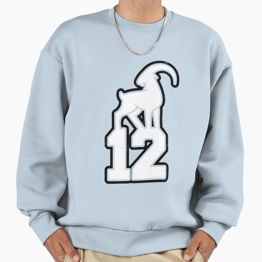 Goat 12 Tampa Bay Brady Sweatshirt - Streetwear Style for Adults - T-Shirt, Sweatshirt, Hoodie