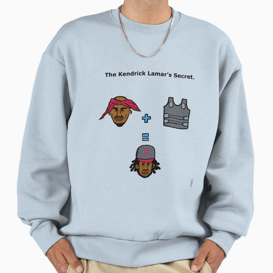 Kendrick Secret Sweatshirt - Casual Everyday Wear Men Women - T-Shirt, Sweatshirt, Hoodie