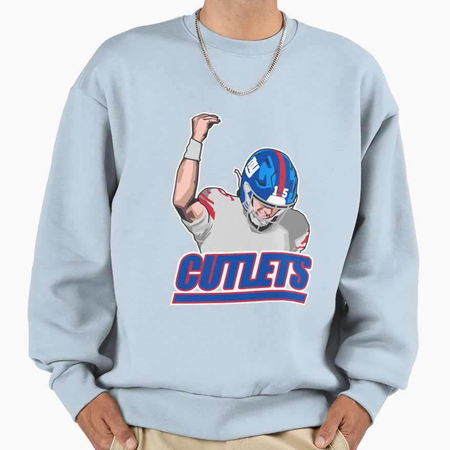 Hand Italian Quarterback Sweatshirt - Casual Everyday Wear Men Women - T-Shirt, Sweatshirt, Hoodie