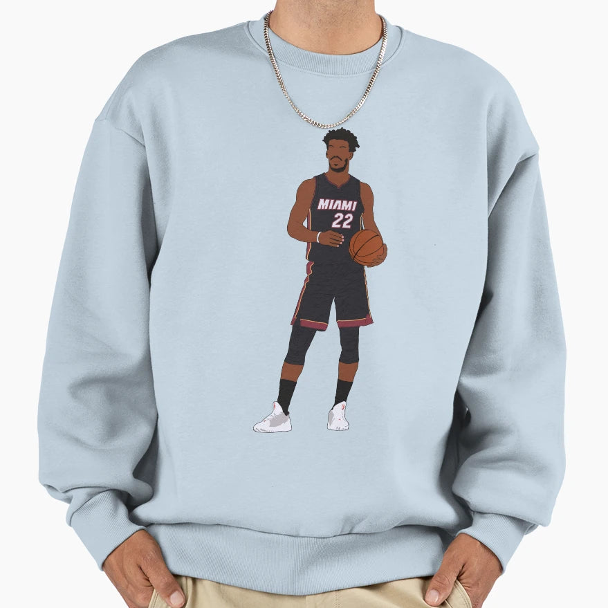 Jimmy Butler 22 Sweatshirt - Minimalist Print for Adults - T-Shirt, Sweatshirt, Hoodie