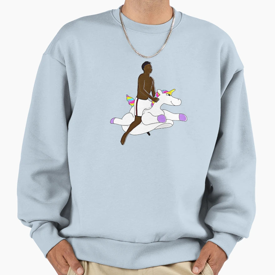 Unicorn Starboy Saka Sweatshirt - Casual Everyday Wear Unisex - T-Shirt, Sweatshirt, Hoodie