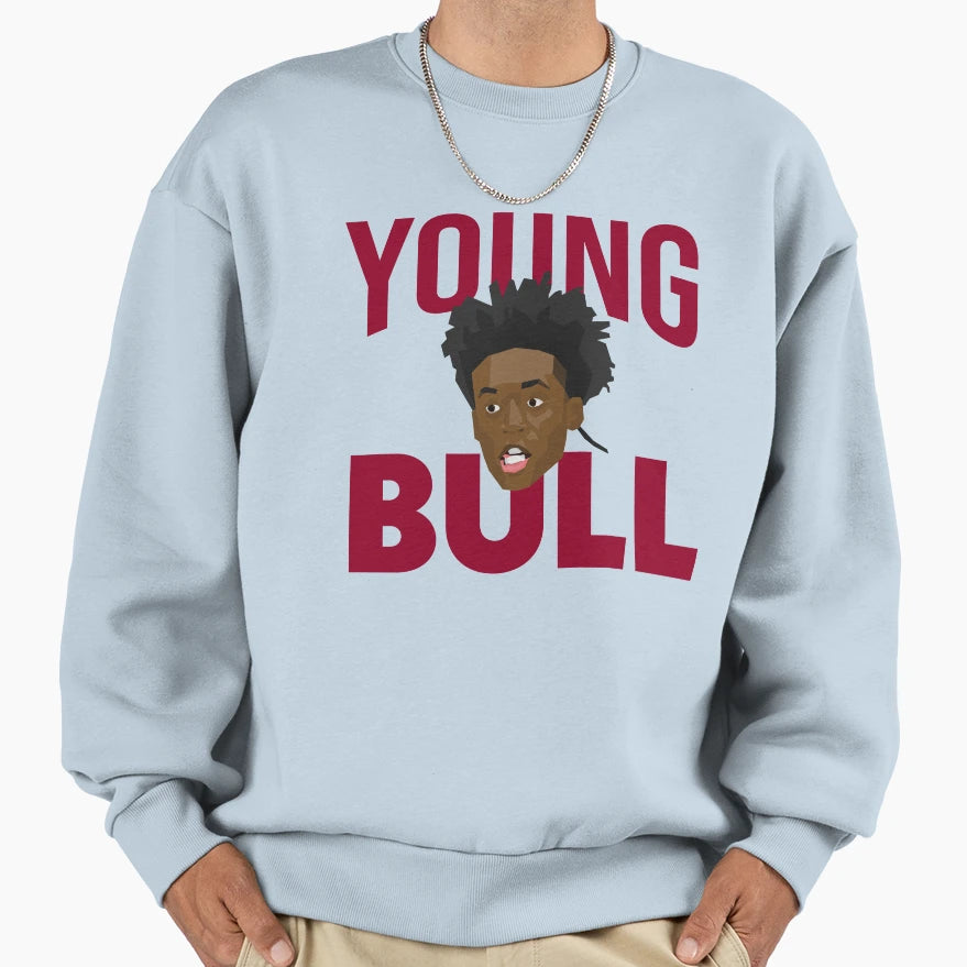 Collin Sexton Young Bull Wine Sweatshirt - Aesthetic Graphic Unisex - T-Shirt, Sweatshirt, Hoodie