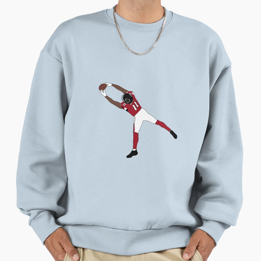 Atlanta Falcons Julio Jones Sweatshirt - Minimalist Print Men Women - T-Shirt, Sweatshirt, Hoodie