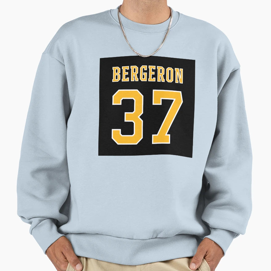Patrice Bergeron Black Sweatshirt - Minimalist Print Men Women - T-Shirt, Sweatshirt, Hoodie