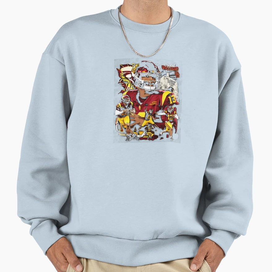CW College Flag Sweatshirt - Casual Everyday Wear for Adults - T-Shirt, Sweatshirt, Hoodie
