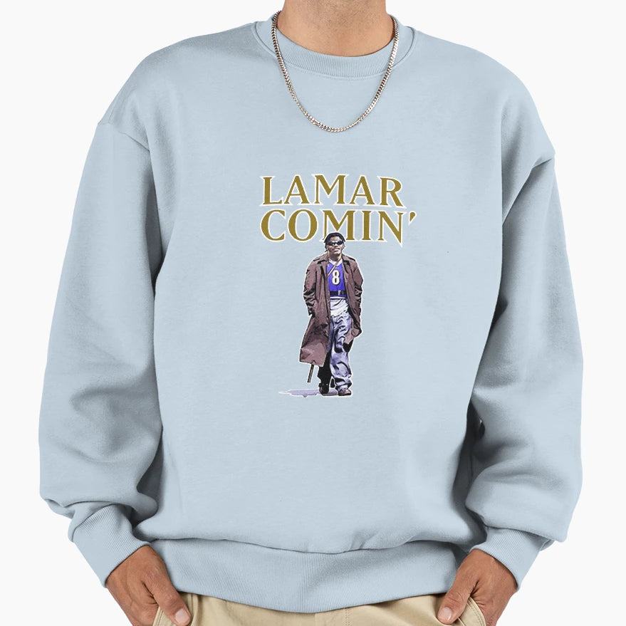 Lamar Comin Designs Sweatshirt - Graphic Print for Adults - T-Shirt, Sweatshirt, Hoodie
