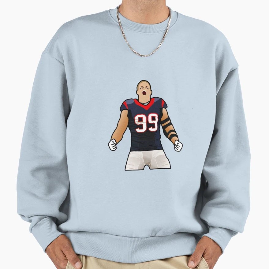 J J Watt Sweatshirt - Streetwear Style Men Women - T-Shirt, Sweatshirt, Hoodie