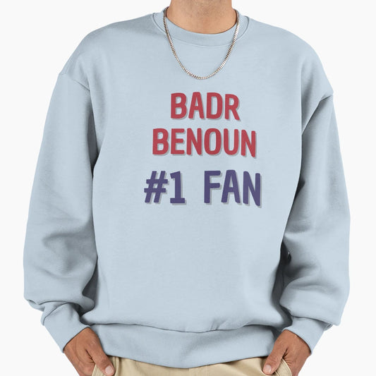Badr Benoun 1 Fan Sweatshirt - Custom Art Print for Adults - T-Shirt, Sweatshirt, Hoodie