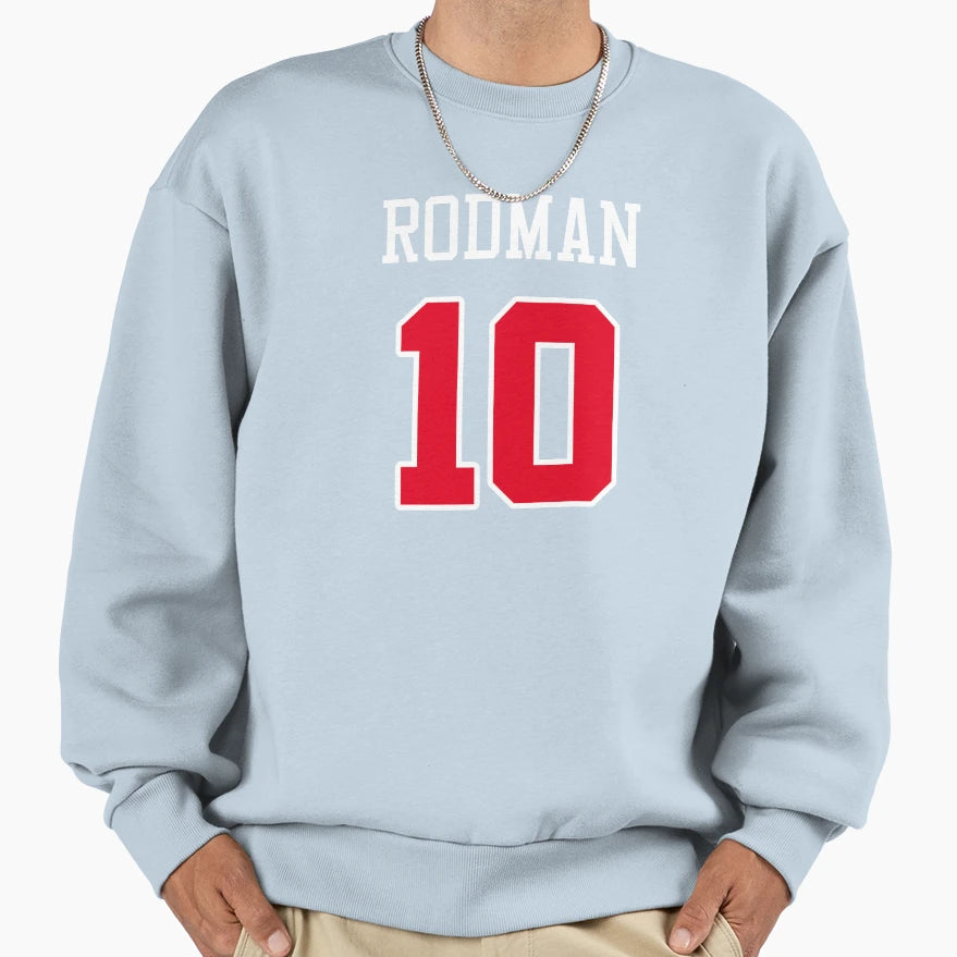 Dennis Rodman 10 Pistons Sweatshirt - Casual Everyday Wear Men Women - T-Shirt, Sweatshirt, Hoodie