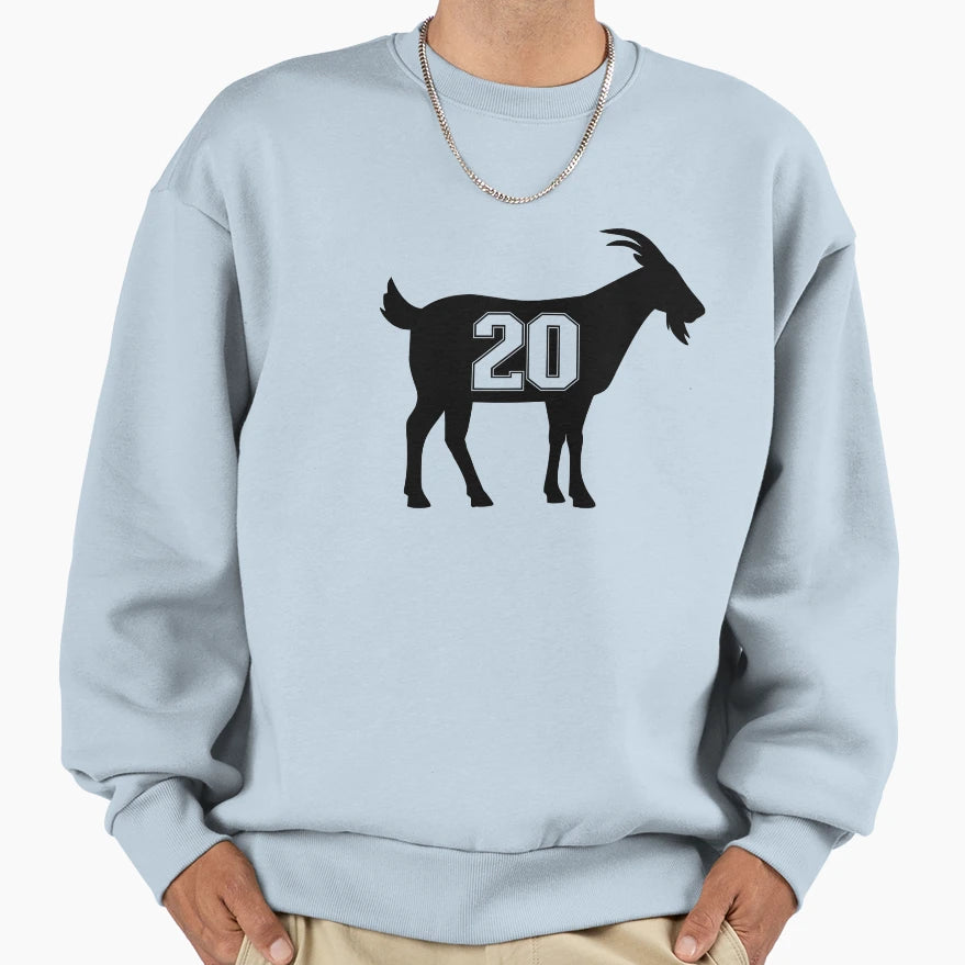 Goat 20 G O T Number Twenty Goat Sweatshirt - Fun Novelty Design Men Women - T-Shirt, Sweatshirt, Hoodie