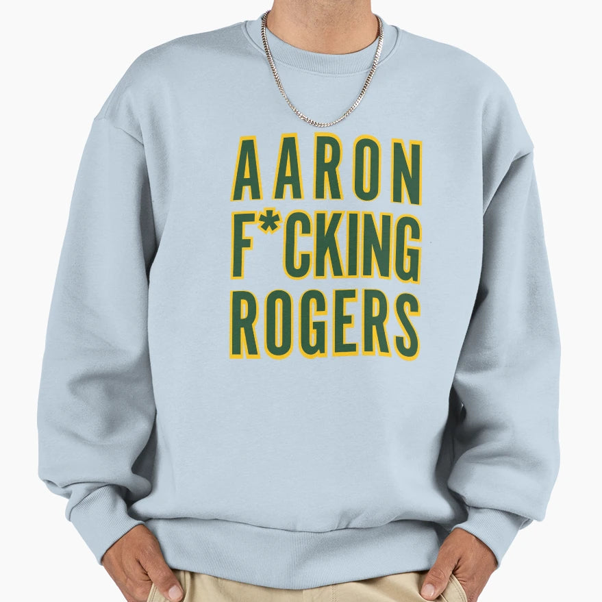 Aaron Fcking Rogers Football T-Shirt - Minimalist Print for Adults - T-Shirt, Sweatshirt, Hoodie