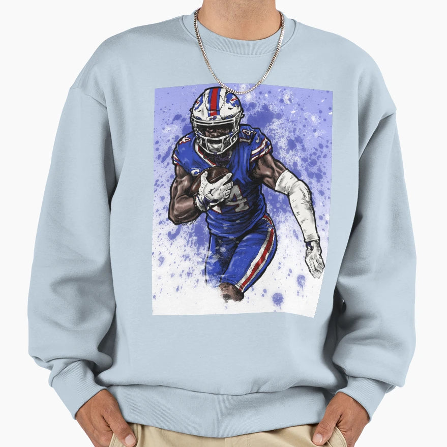 Diggs Running Full Sweatshirt - Fun Novelty Design for Adults - T-Shirt, Sweatshirt, Hoodie