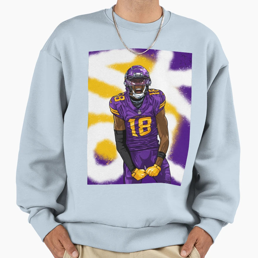 JJ Vikings Skol Sweatshirt - Trendy Graphic Men Women - T-Shirt, Sweatshirt, Hoodie