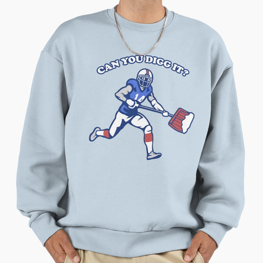 Wide Receiver Player 14 Sports Sweatshirt - Casual Everyday Wear Unisex - T-Shirt, Sweatshirt, Hoodie