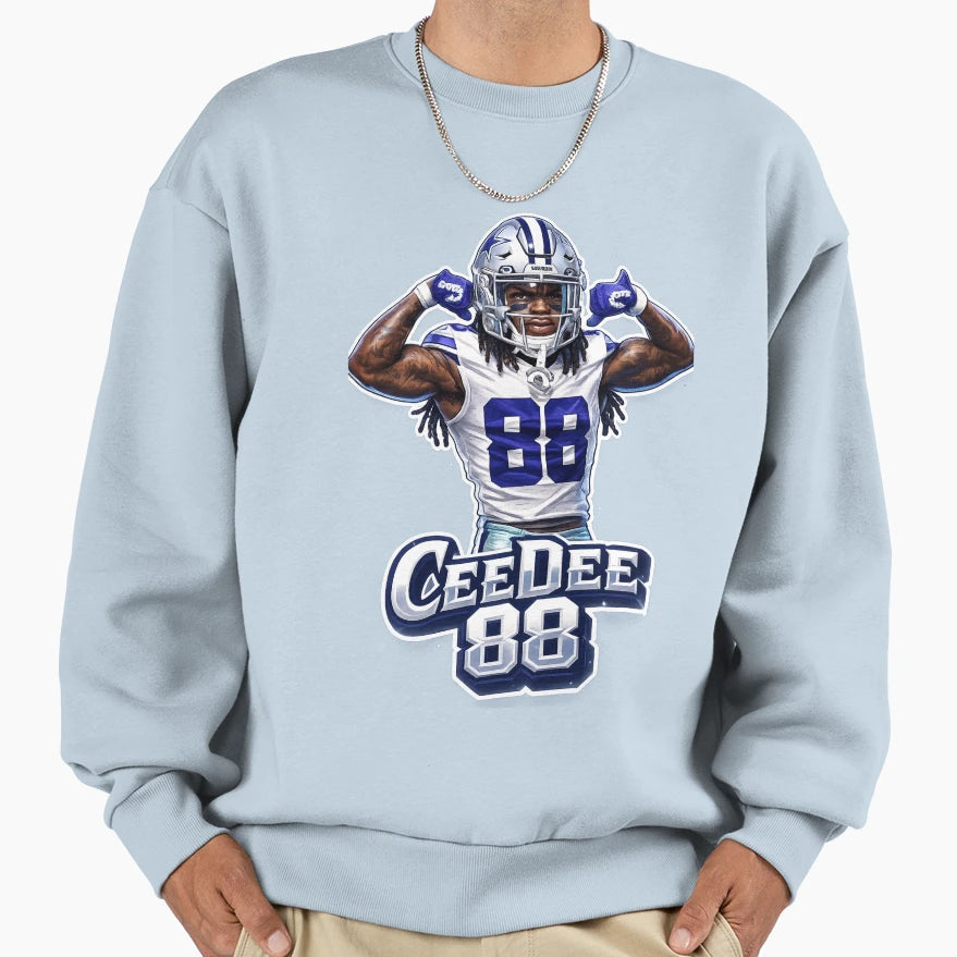 CL Dallas Caricature Sweatshirt - Casual Everyday Wear for Adults - T-Shirt, Sweatshirt, Hoodie