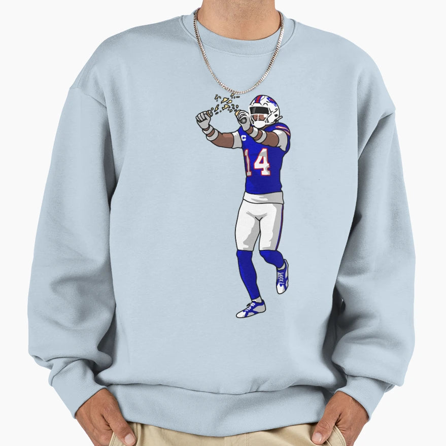 American Football Champion Wide Sweatshirt - Trendy Graphic Men Women - T-Shirt, Sweatshirt, Hoodie