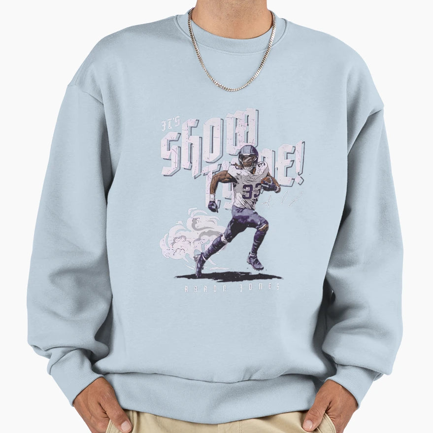 Aaron Jones Minnesota Show Tyme Sweatshirt - Streetwear Style for Adults - T-Shirt, Sweatshirt, Hoodie