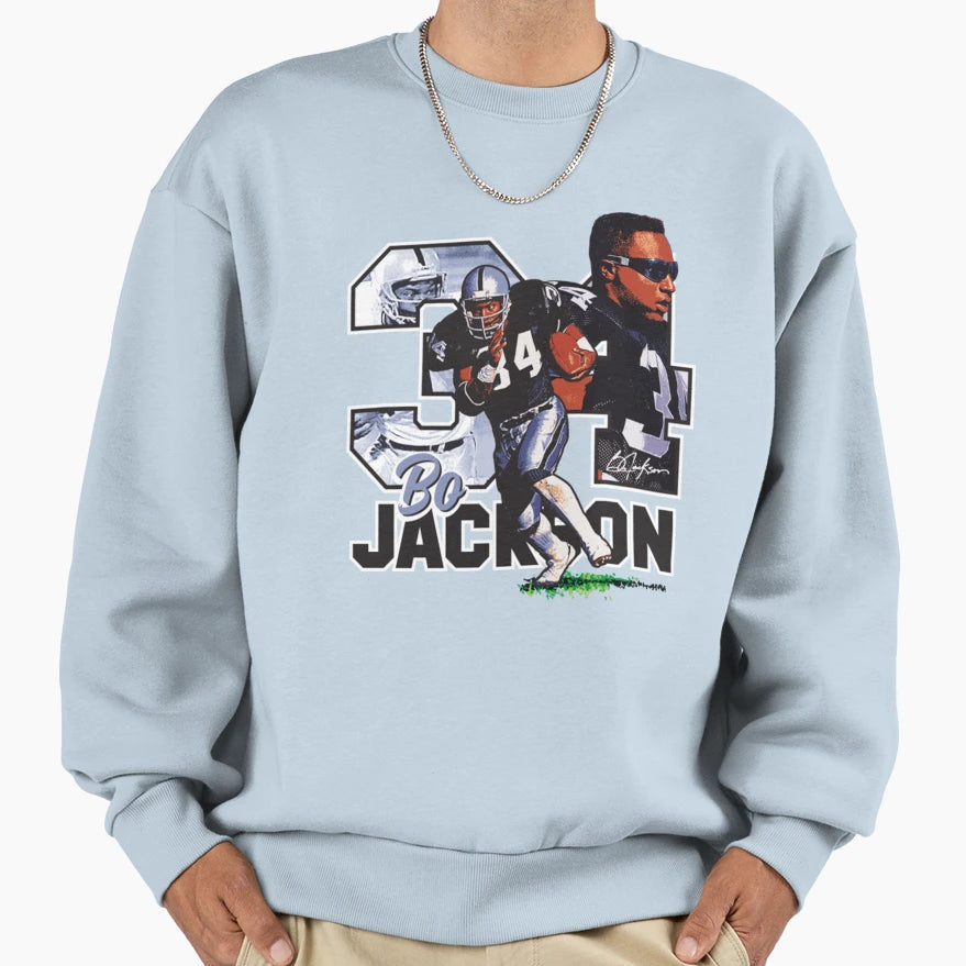 Bo Jackson Sweatshirt - Trendy Graphic Men Women - T-Shirt, Sweatshirt, Hoodie