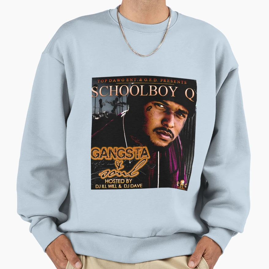 Schoolboy Q Sweatshirt - Casual Everyday Wear Men Women - T-Shirt, Sweatshirt, Hoodie