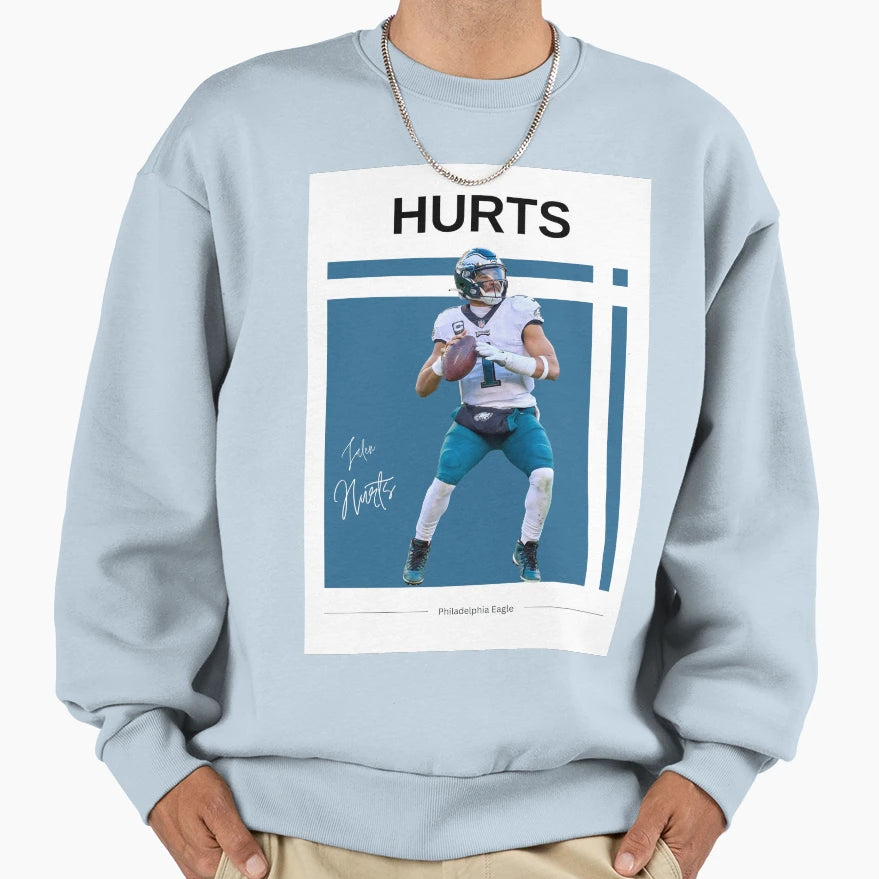 Dynamic Football Quarterback Sweatshirt - Fun Novelty Design Unisex - T-Shirt, Sweatshirt, Hoodie
