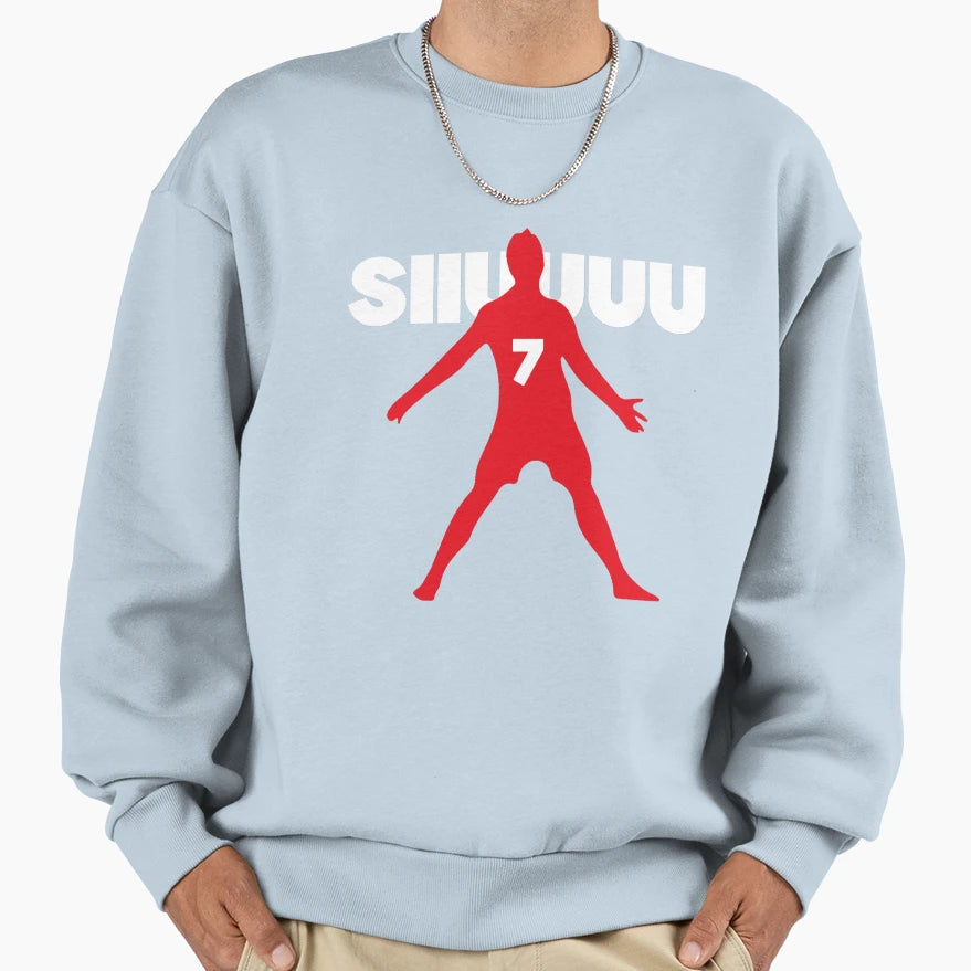 Siuuu Ronaldo Sweatshirt - Novelty Apparel for Adults - T-Shirt, Sweatshirt, Hoodie
