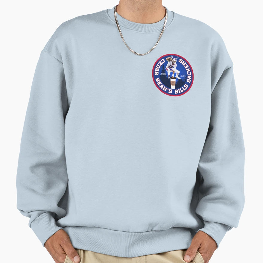Cedar Beans Bills Backers Chapter Sweatshirt - Fun Novelty Design Unisex - T-Shirt, Sweatshirt, Hoodie