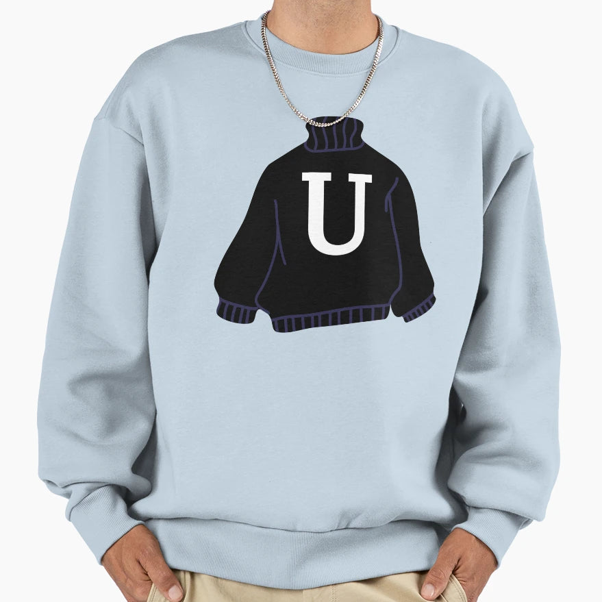 Letter Sweatshirt - Unique Graphic Men Women - T-Shirt, Sweatshirt, Hoodie