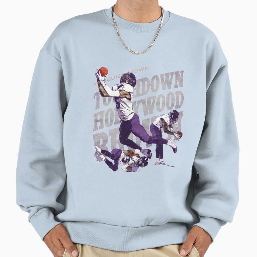 Marquise Brown Gift Sweatshirt - Trendy Graphic for Adults - T-Shirt, Sweatshirt, Hoodie
