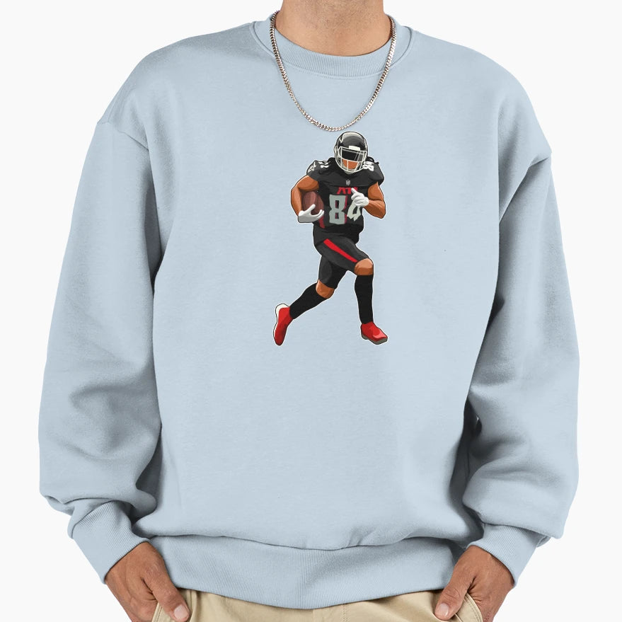 Cordarrelle Patterson 84 Runs Sweatshirt - Aesthetic Graphic Men Women - T-Shirt, Sweatshirt, Hoodie