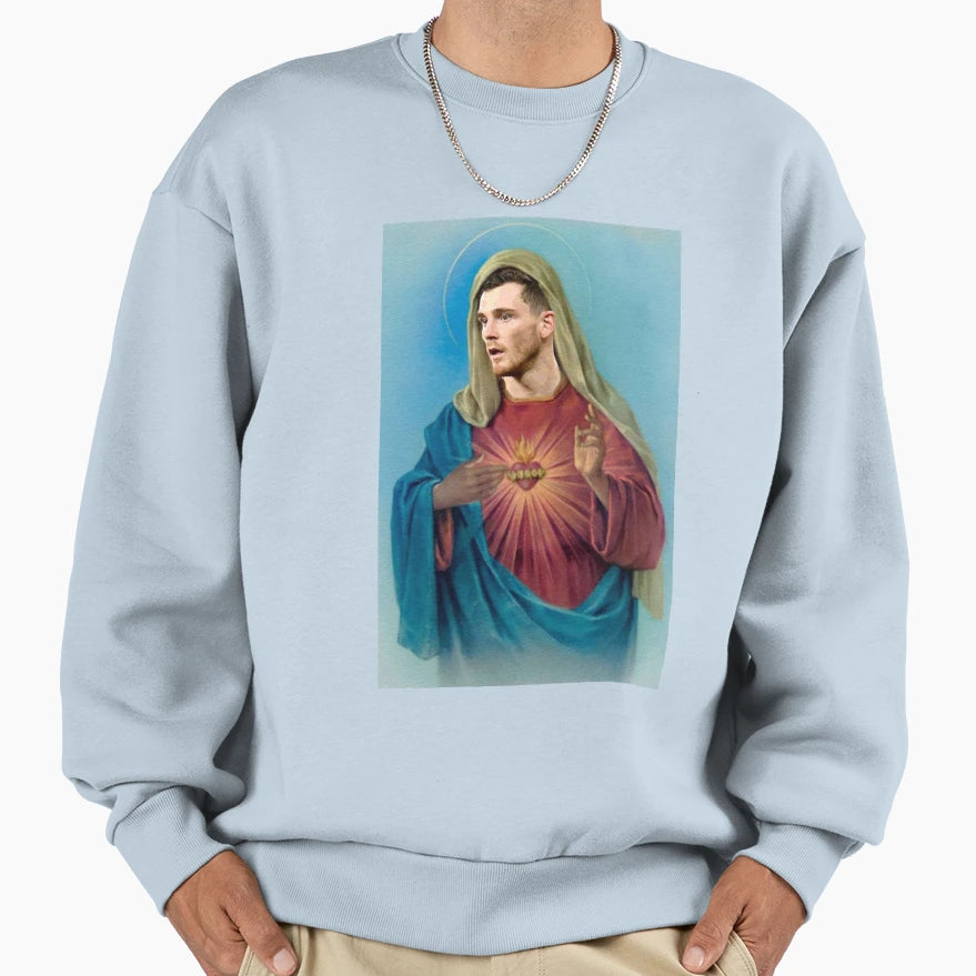 Andy Robertson Virgin Mary Sweatshirt - Fun Novelty Design Men Women - T-Shirt, Sweatshirt, Hoodie