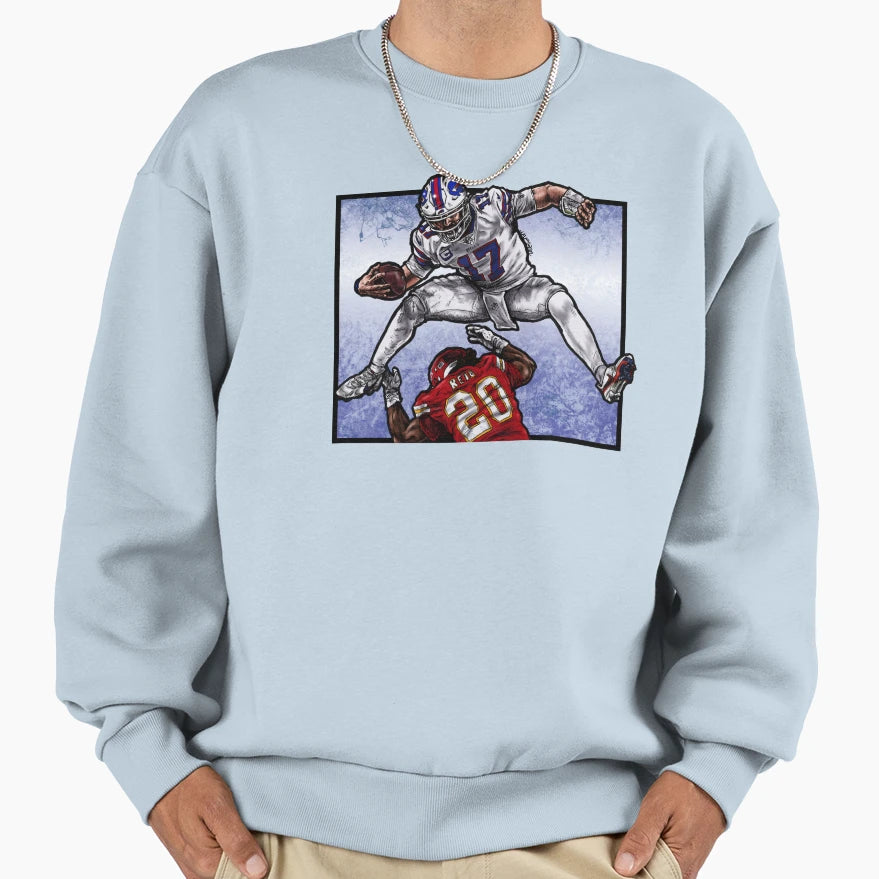 Leap Sweatshirt - Minimalist Print Men Women - T-Shirt, Sweatshirt, Hoodie