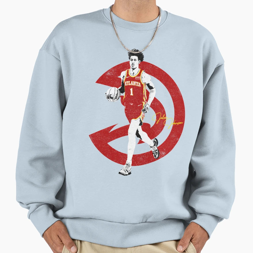 Jalen Johnson Sweatshirt - Streetwear Style Men Women - T-Shirt, Sweatshirt, Hoodie