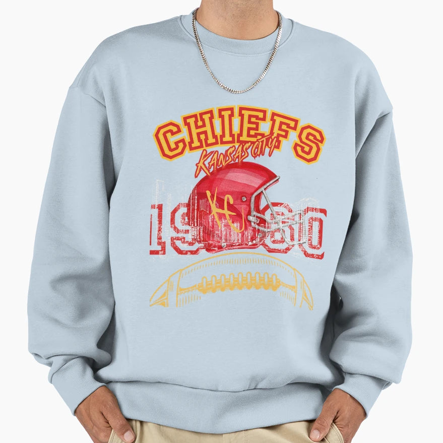 Art Kansas City Chiefs Sweatshirt - Custom Art Print Men Women - T-Shirt, Sweatshirt, Hoodie
