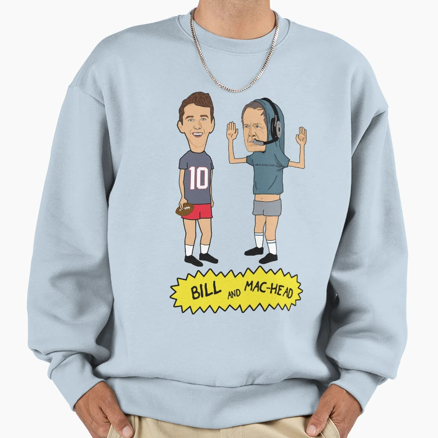Bill And Tom Head Sweatshirt - Unique Graphic Men Women - T-Shirt, Sweatshirt, Hoodie