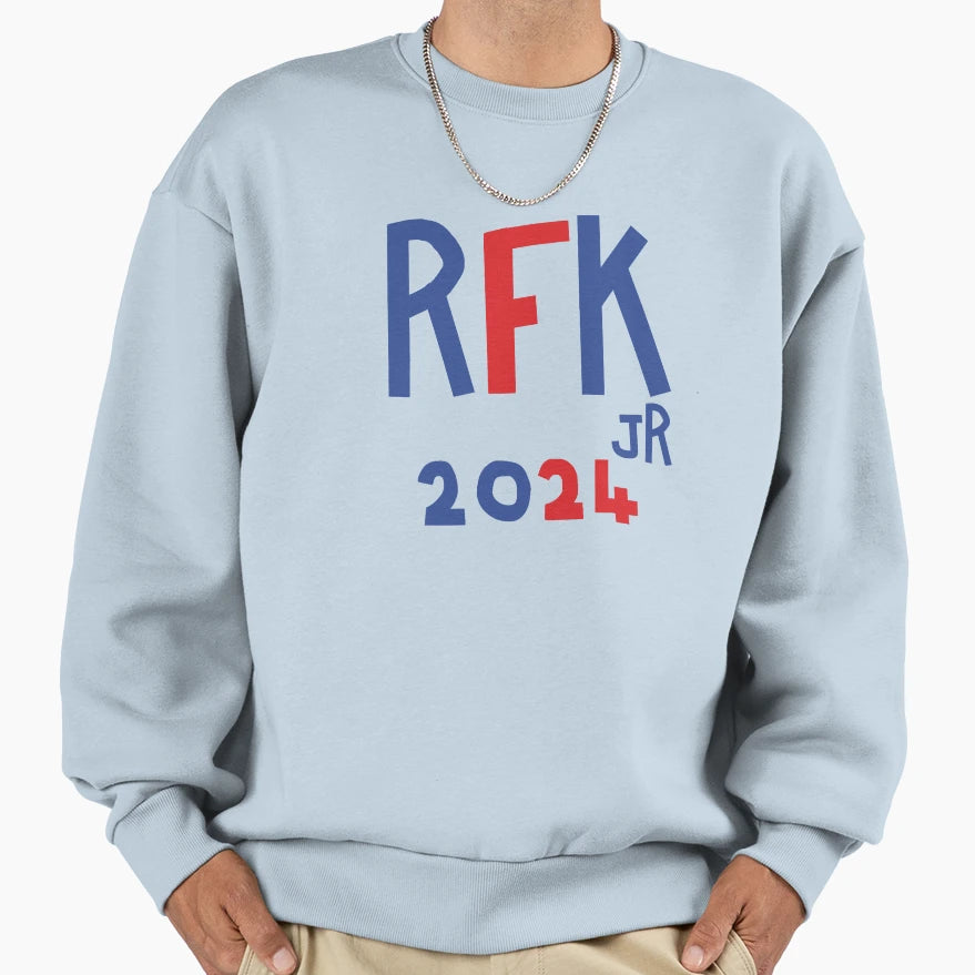 Rfk Jr 2024 President Sweatshirt - Minimalist Print Men Women - T-Shirt, Sweatshirt, Hoodie