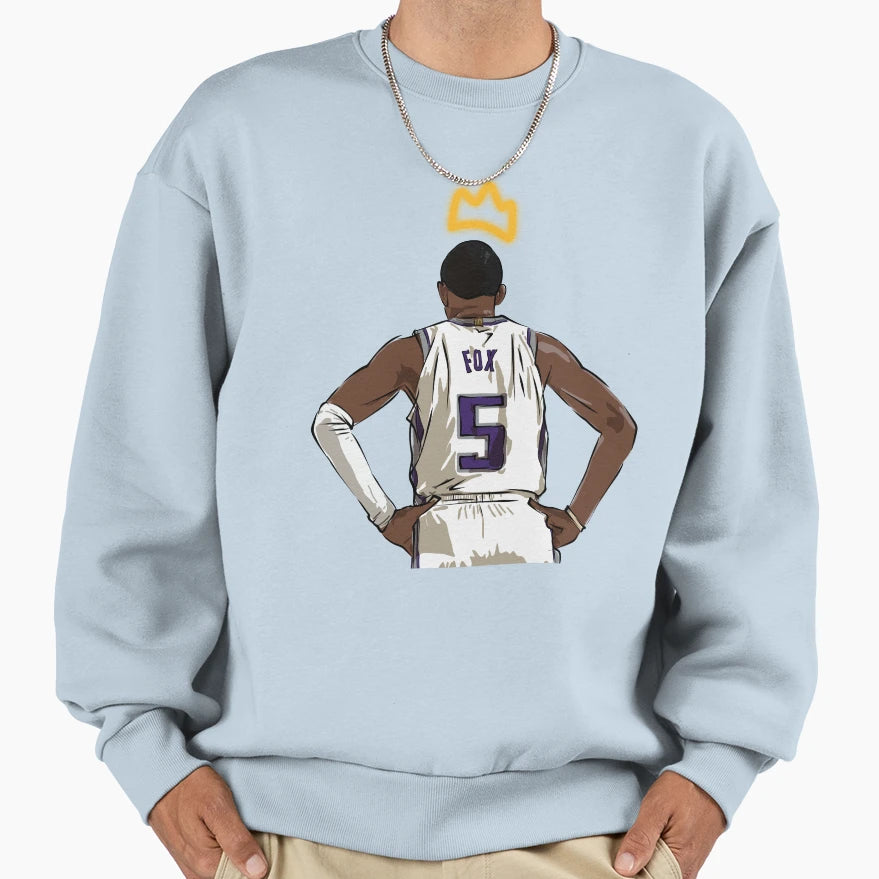 Deaaron Fox King Sacramento Sweatshirt - Fun Novelty Design Unisex - T-Shirt, Sweatshirt, Hoodie