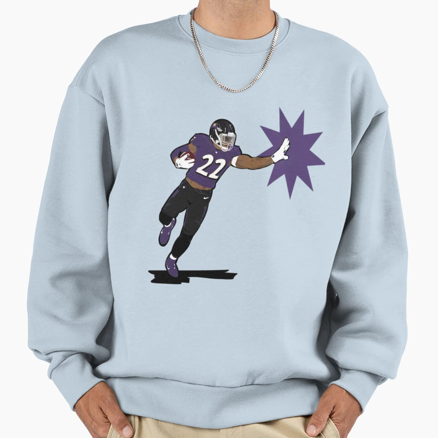 Art Baltimore Ravens Sweatshirt - Custom Art Print for Adults - T-Shirt, Sweatshirt, Hoodie