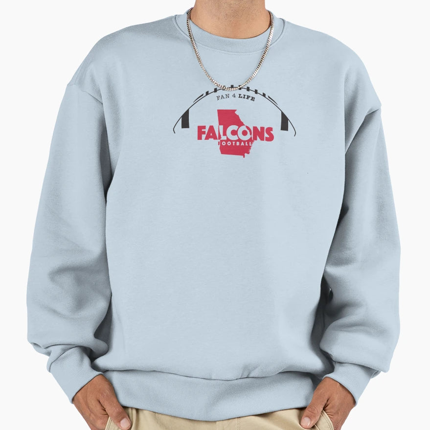 Atlanta Falcons Sweatshirt - Custom Art Print Men Women - T-Shirt, Sweatshirt, Hoodie