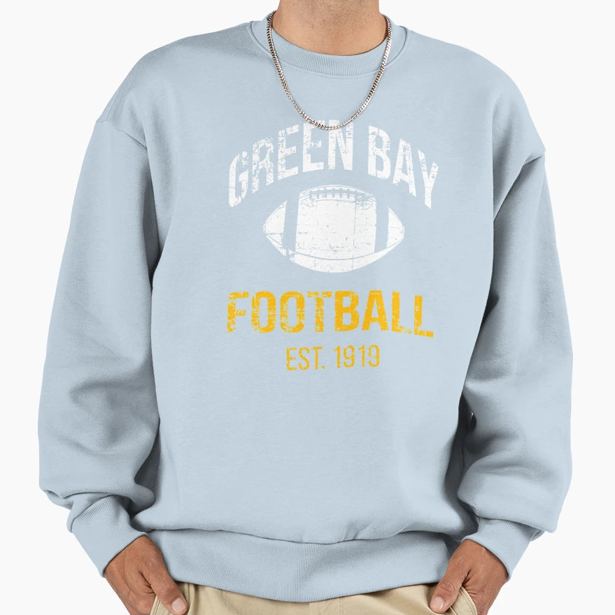 Green Bay Football Team Sweatshirt - Graphic Print for Adults - T-Shirt, Sweatshirt, Hoodie