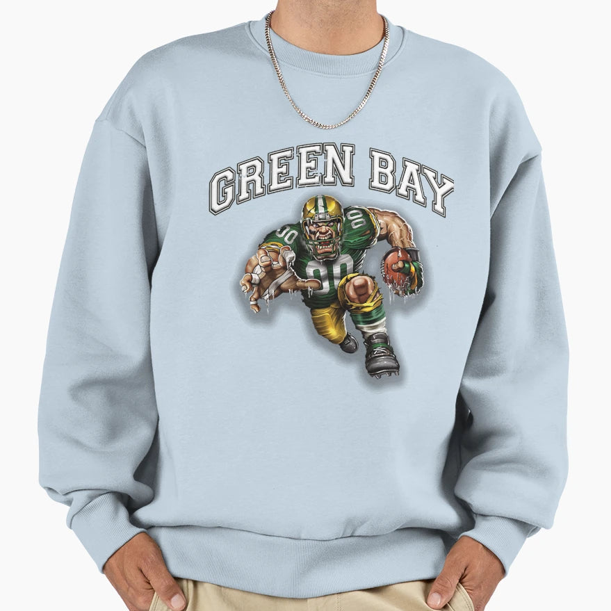 Art Green Bay Packers Sweatshirt - Minimalist Print Men Women - T-Shirt, Sweatshirt, Hoodie