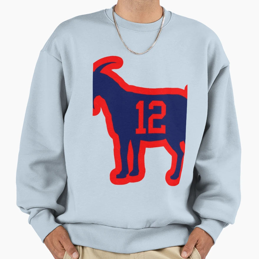 Tb Goat 12 Sweatshirt - Minimalist Print Men Women - T-Shirt, Sweatshirt, Hoodie
